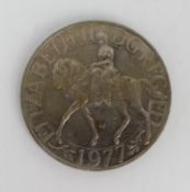 Elizabeth II 1977 Silver Jubilee Coin