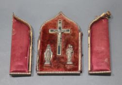 Antique Cased Crucifix Set