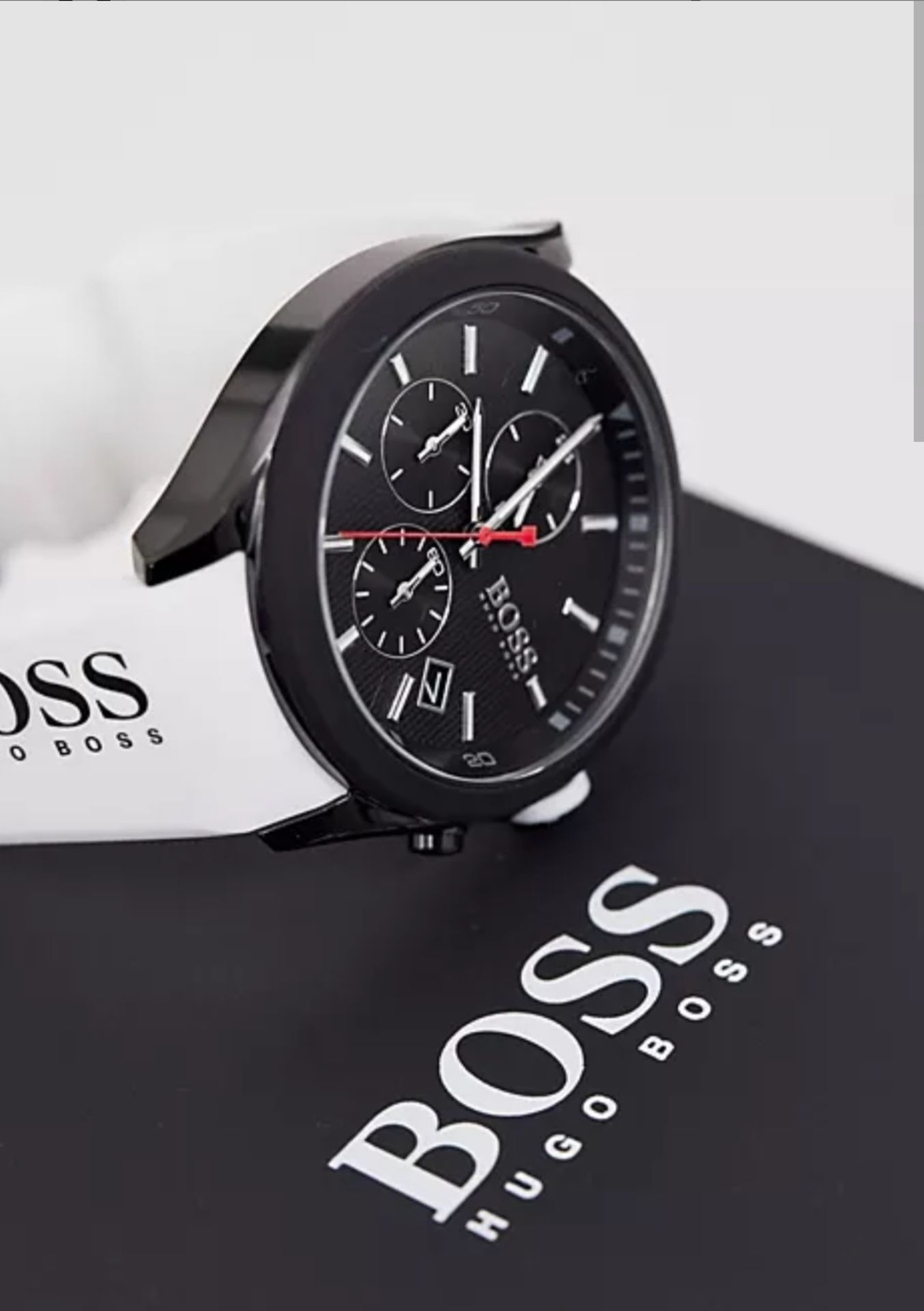 Hugo Boss 1513718 Men's velocity White Silicone Strap Chronograph Watch - Image 5 of 8