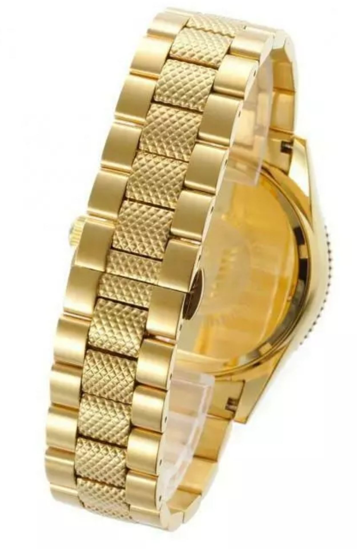 Emporio Armani AR5857 Black Dial Gold Tone Bracelet Quartz Chronograph Watch - Image 6 of 10