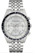 AR6073 Emporio Armani Men's Sportivo Silver Stainless Steel Chronograph Watch