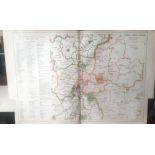 Bacons London & Suburbs Rare Vintage London Petty Sessions Map.