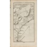 Ireland Antique 1777 Road Map Belfast Carrickfergus Larne Antrim Etc