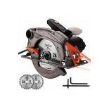 2 x Trade Lot New Boxed Tacklife Electric Circular Saw,1500W, 5000 RPM With Bevel Cuts 2-3/5'