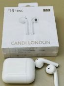 Factory SealedCandi London I16 TWS Bluetooth Headphones Earbuds