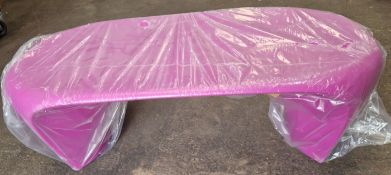 Lily Coffee table Pixie bench plastic material PURPLE Coffee table - Matt - MyYour. RRP £650