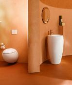 ILBAGNOALESSI BY LAUFEN TOILET AND WASHBASIN SINK BATHROOM SET. RRP £3500