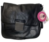 Lassig Faux Leather Tender Messenger Bag