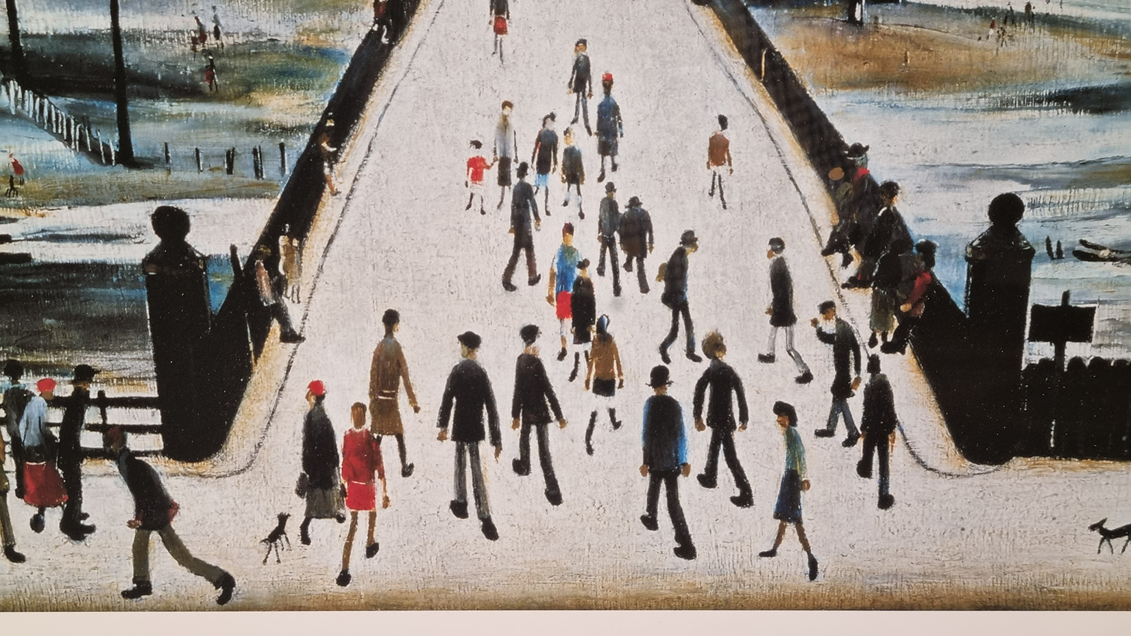 Limited Edition by L.S. Lowry titled "The Canal Bridge, 1949". - Image 4 of 6