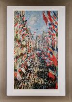 Claude Monet Limited Edition "Rue Montorgueil, Paris-Celebration of June 30, 1878"