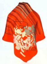 Vintage Christian Dior Silk Scarf 77cm square Circa 1970's