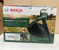 Bosch Universal Garden Tidy 2300. RRP £100. Grade U