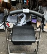 Disability Walker With Seat. RRP £100. Grade U