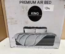 Premium Air Bed King Size. RRP £80. Grade U