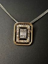 Beautiful Natural 0.40 CT VS Diamond Pendant With 18k Yellow Gold