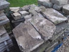 1 Pallet York Stone ( Mixed Sizes ) Loading Available