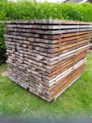 50x Hardwood Timber Sawn African Opepe Rails