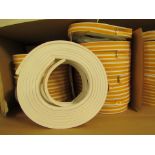 Approx 90 x Draught Excluder P White 6 Metre Rolls