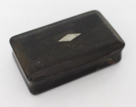 Horn Snuff Box