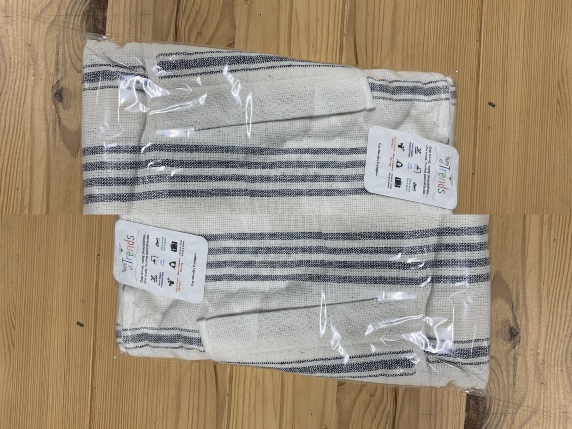 4x Kids Poncho Gray Stripes - Image 4 of 5