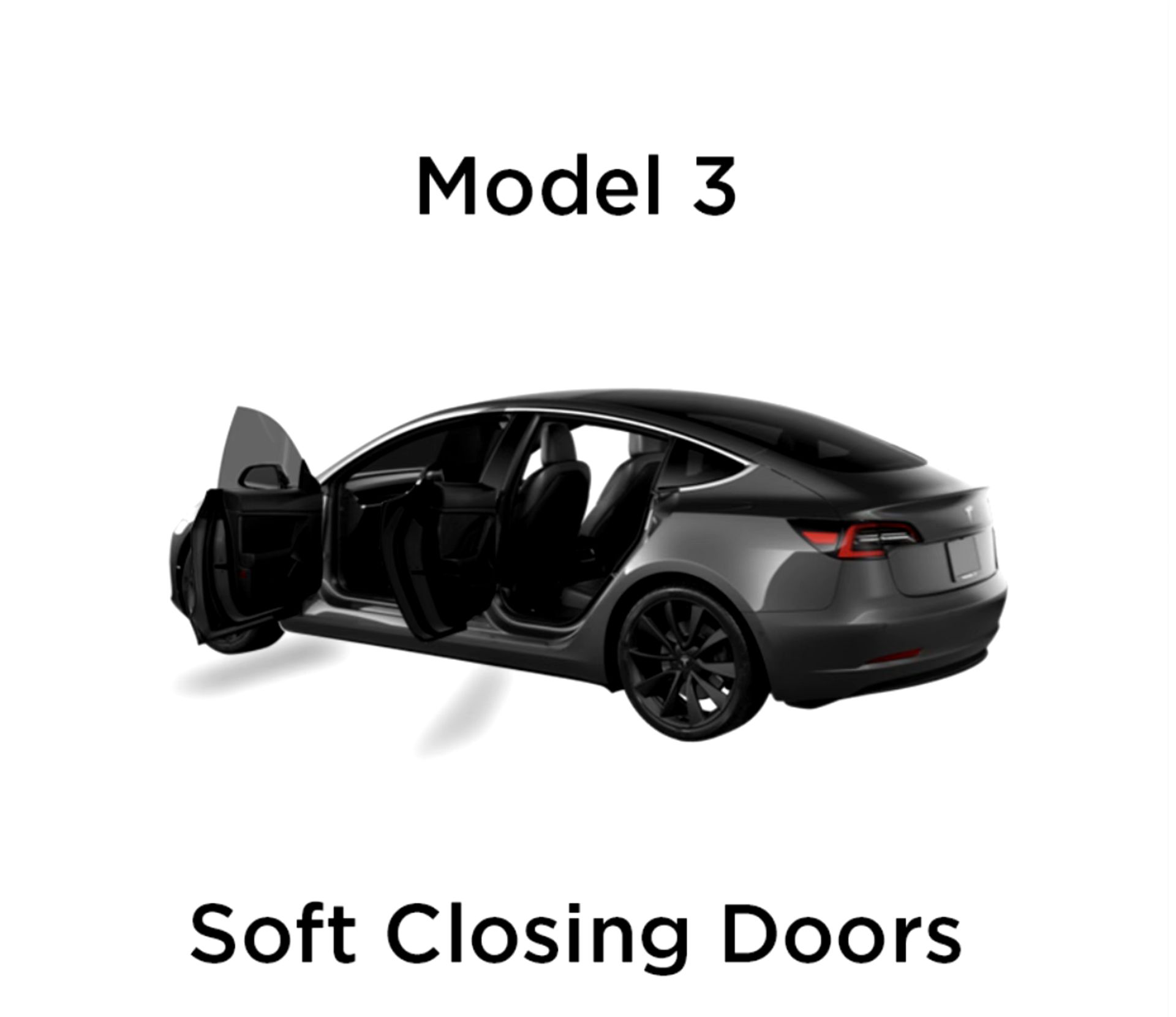 Tesla Model 3 Soft Closing Doors Mechanism