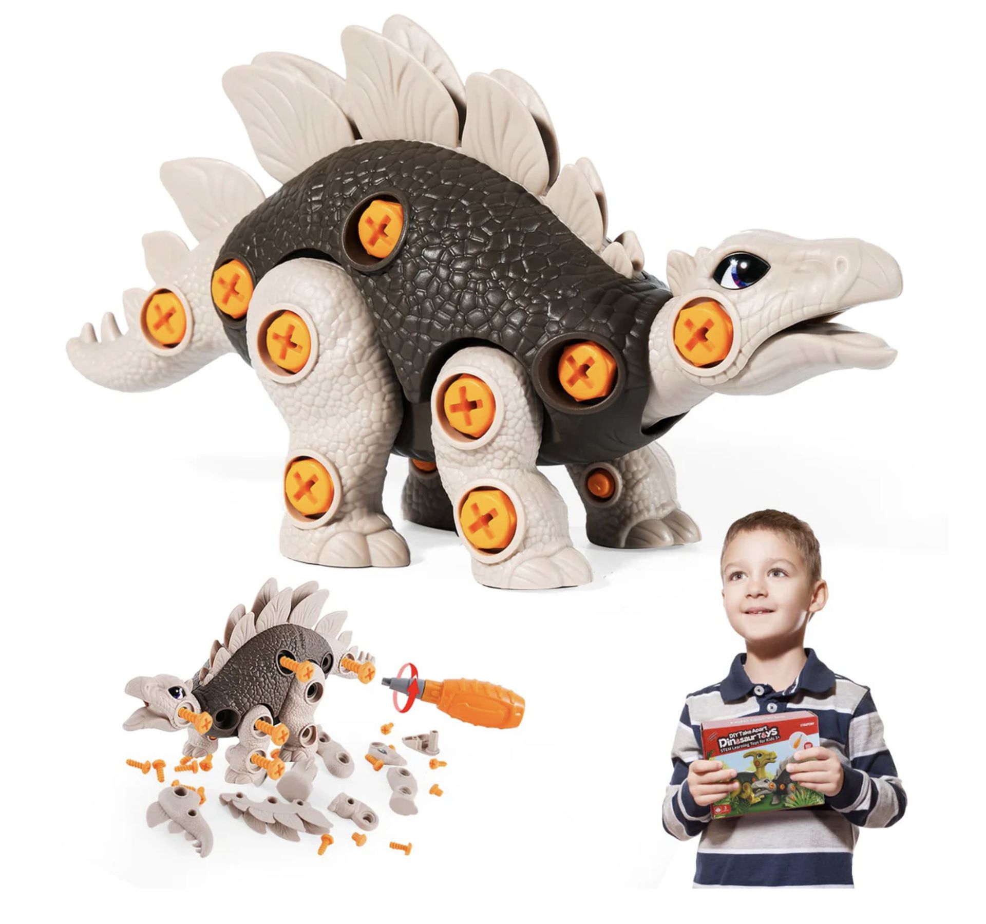 5x Starpony Dinosaur Stem Toys, Building Set For kids