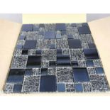 5 Square Metres - High Quality Glass/Stainless Steel Mosaic Tiles-55 Sheets