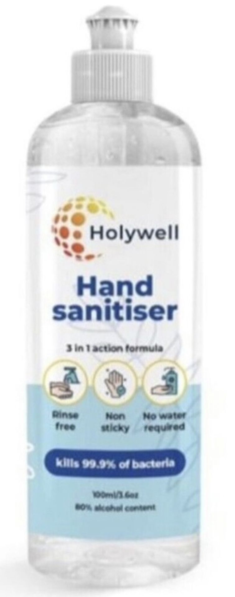 Pallet of X 525 Hollywell 100ML Hand Sanitiser - Non-Stick Hospital