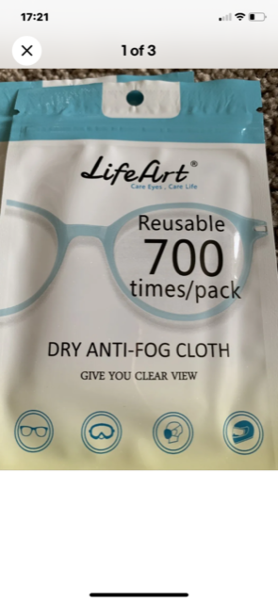 Job Lot of 390 Reusable Spectacle s/Glasses Anti Fog Cloths In Packs of 30 - Image 3 of 3