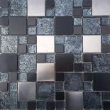 10 Square Metres - High Quality Glass/Stainless Steel Mosaic Tiles