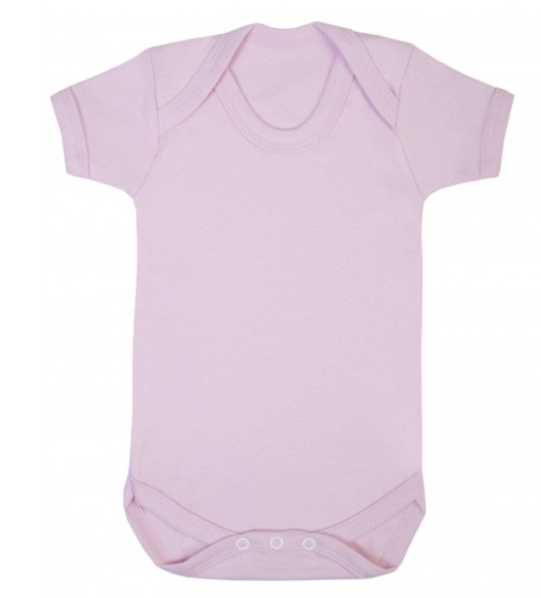 36x Baby Short Sleeved Body Suits, White, Pink, Grey, Red & Black - Image 3 of 5