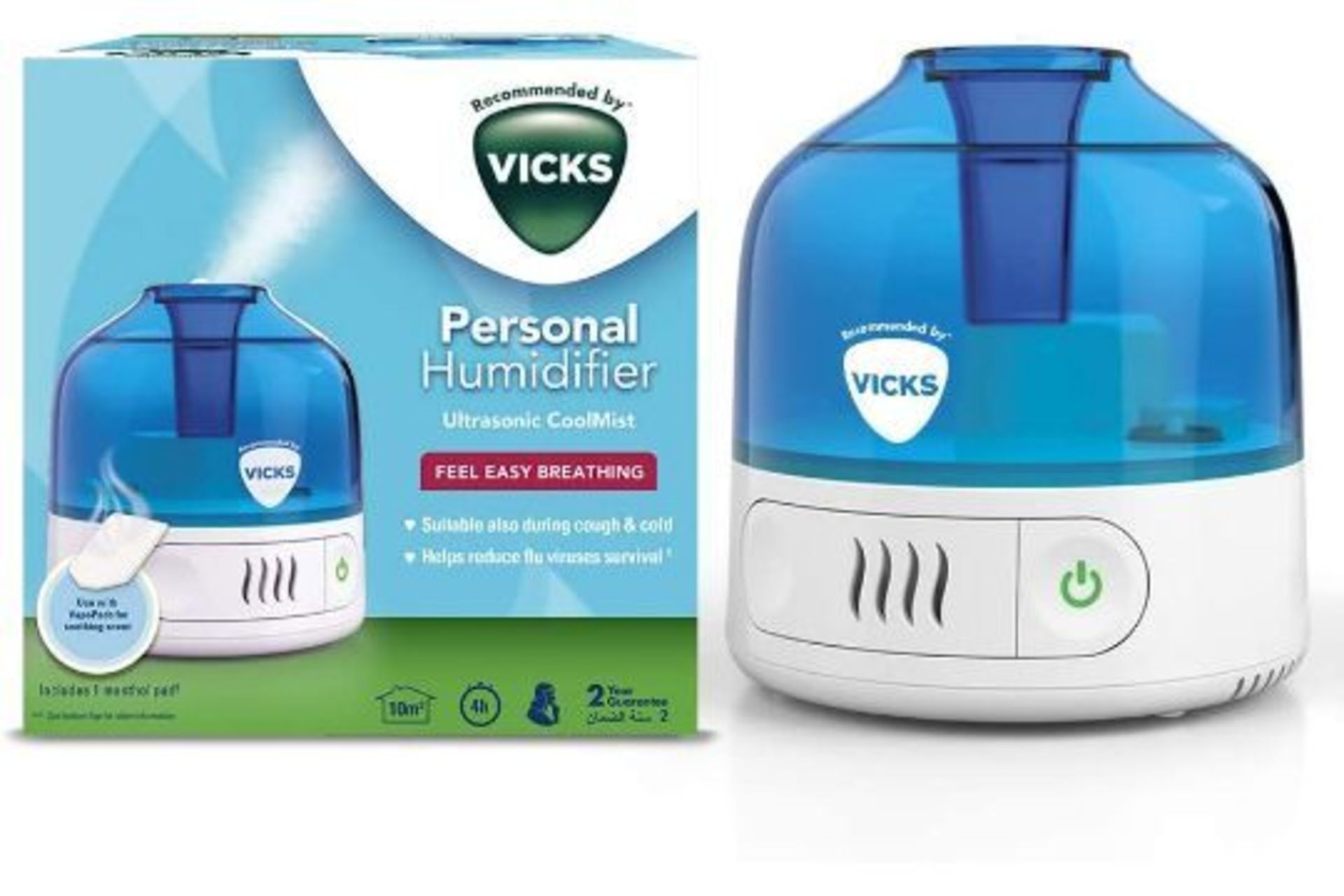 Trade Lot 10 x Vicks VUL505 Cool Mist Personal Humidifier. Compact, Portable Humidifier Compatibl...