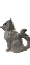 Mid Century Grey Beswick Cat Teapot