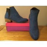 Dolcis “Wendy” Ankle Boots, Size 7, Blue - New RRP £45.00