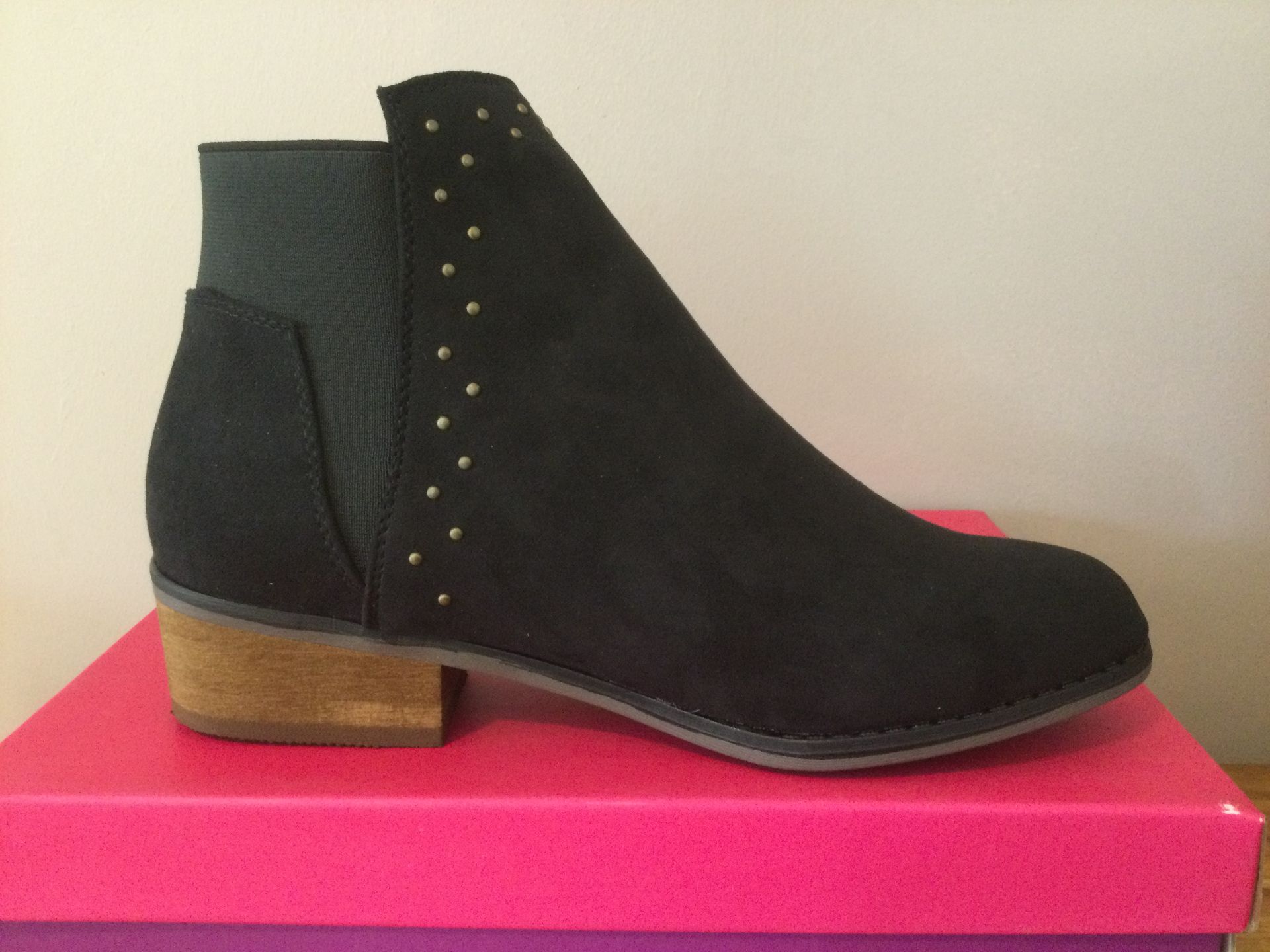 Dolcis “Wendy” Ankle Boots, Size 4, Black - New RRP £45.00 - Bild 3 aus 6