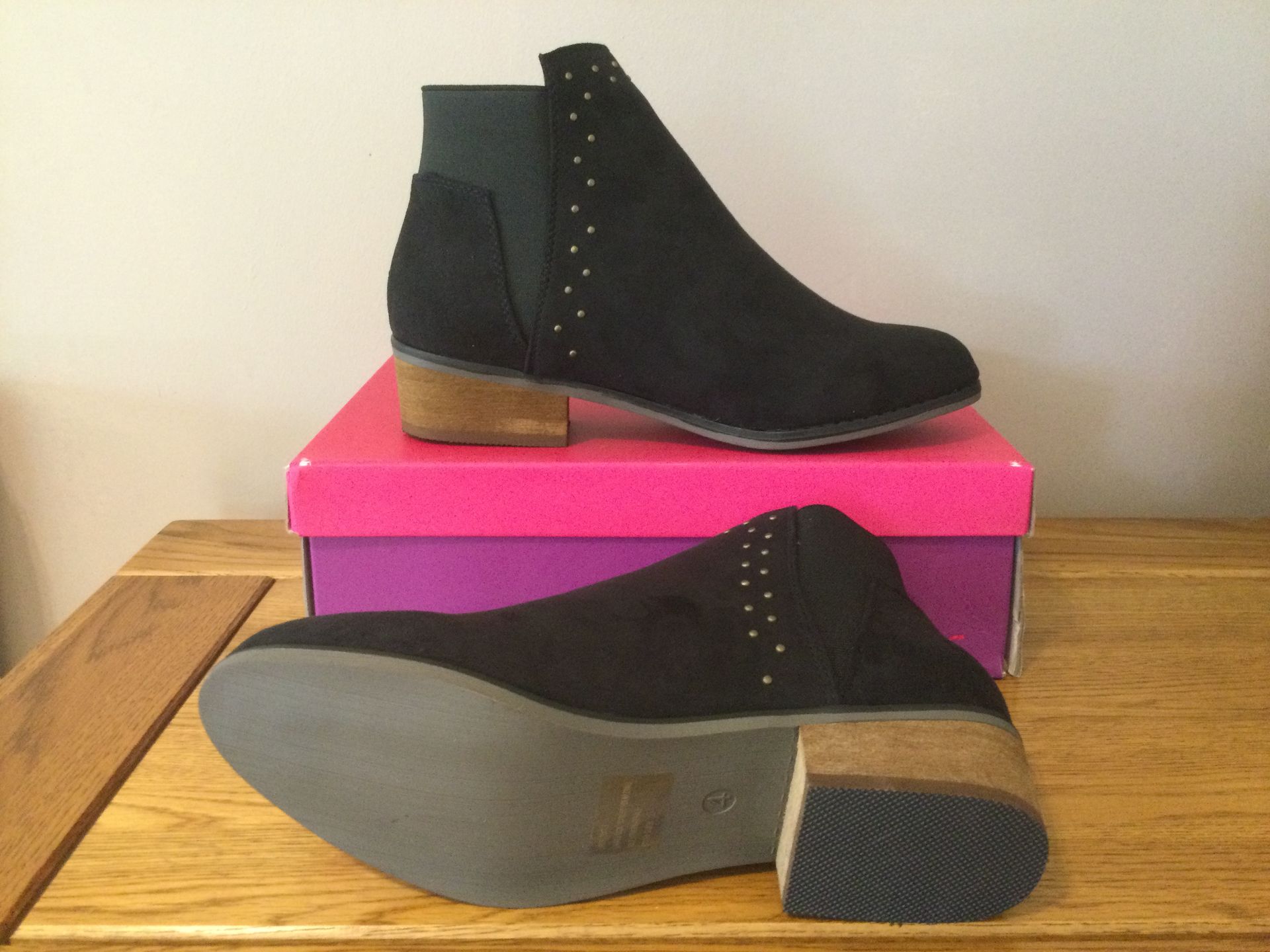 Dolcis “Wendy” Ankle Boots, Size 4, Black - New RRP £45.00 - Bild 2 aus 6