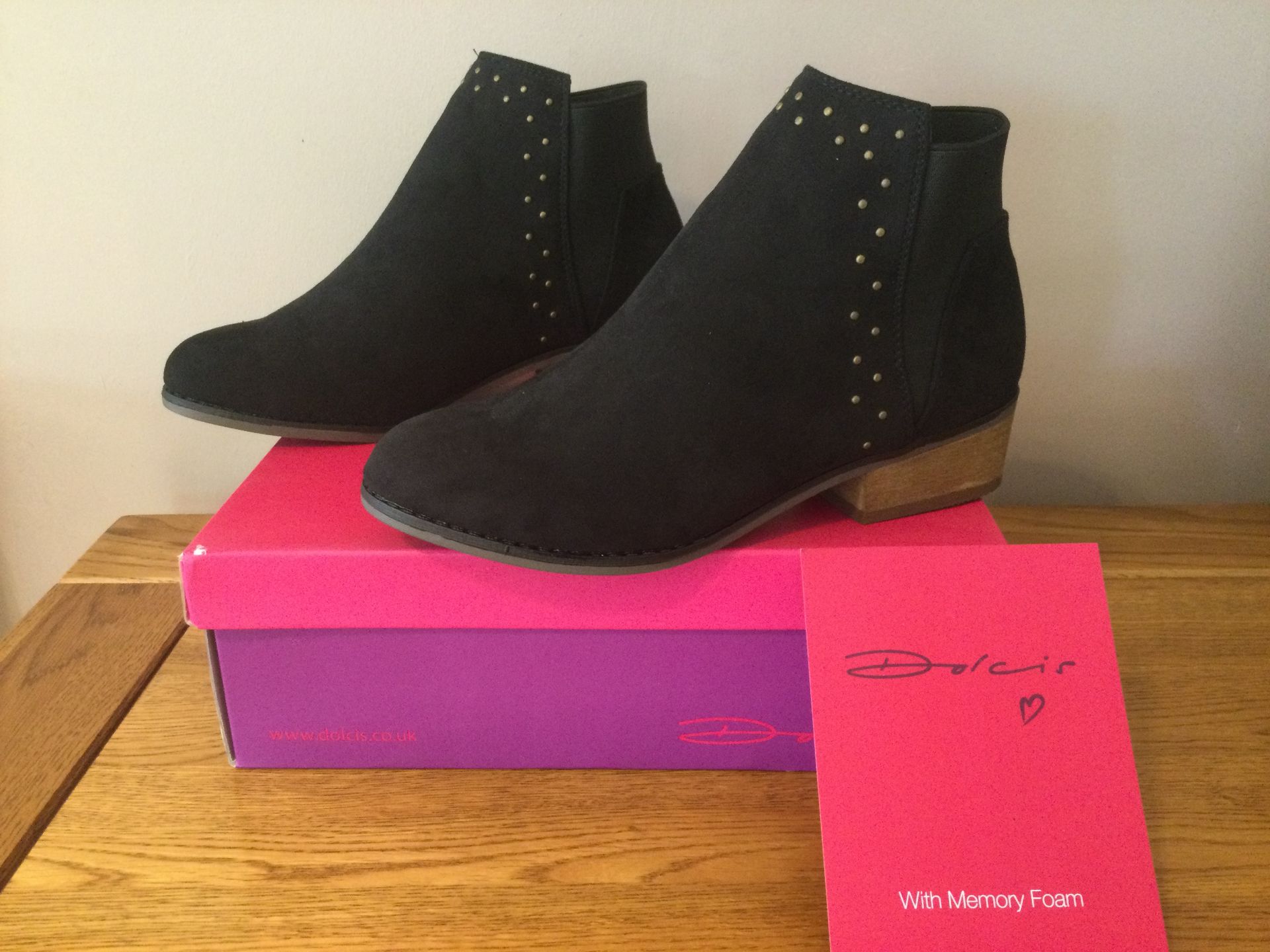 Dolcis “Wendy” Ankle Boots, Size 4, Black - New RRP £45.00 - Bild 5 aus 6