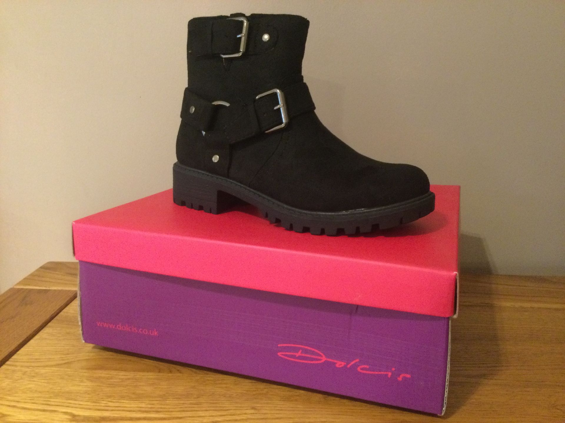 Dolcis “Davis” Ankle Boots, Size 4, Black - New RRP £49.00 - Bild 2 aus 5