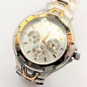 Vintage Guess Stainless Steel Gold Plated Watch
