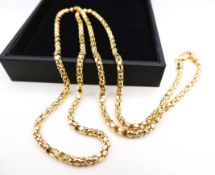 Italian Gold On Sterling Silver Necklace With Gift Box