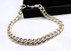 Sterling Silver Chain Link Bracelet 16.6 Grams