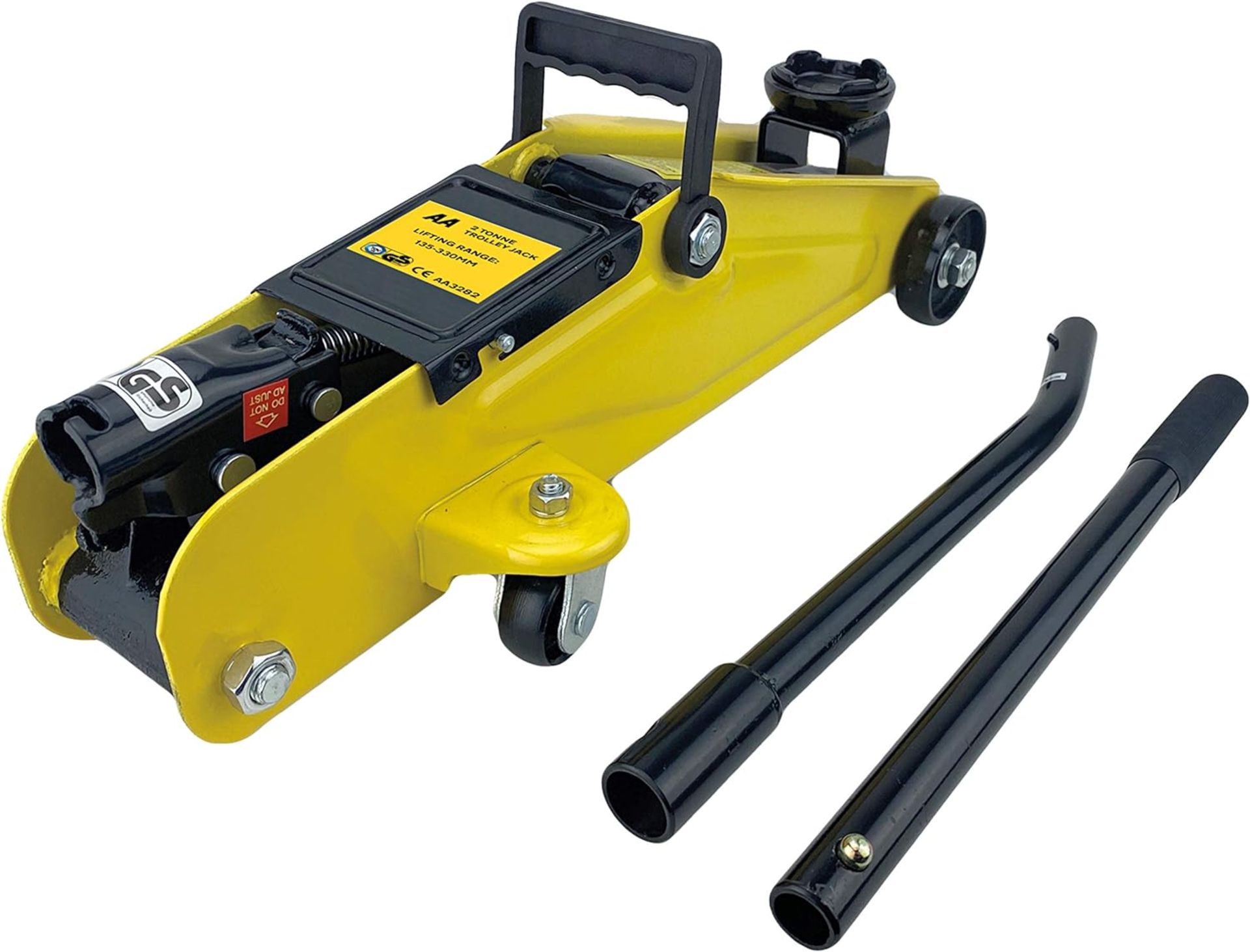 2 Tonne Trolley Jack AA3282 Lifting Range For Cars Vehicles TUV/GS Approved Lot#500