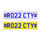 * RO22 CTY * Ross County FC Cherished Private Registration Number Plate