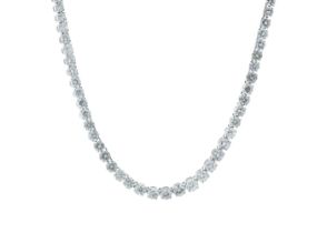 18ct 16"" White Gold Tennis Diamond Collaret 10.00ct