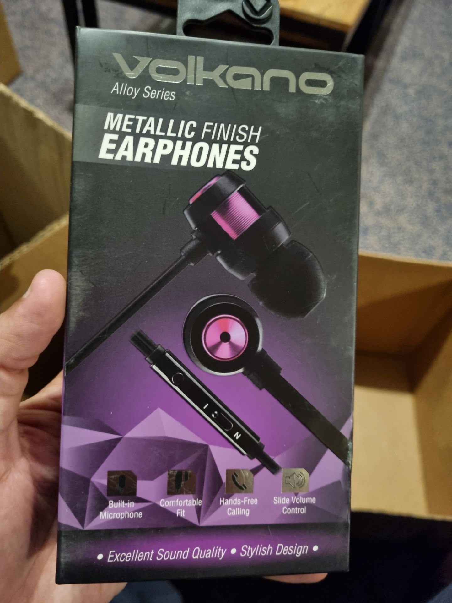 Job Lot Headphones (Purple Large Box)