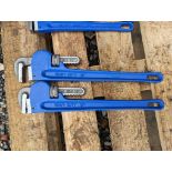 3x Pipe Wrenches