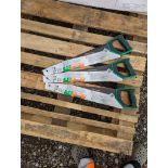 3x Magnusson Course Wood Saws