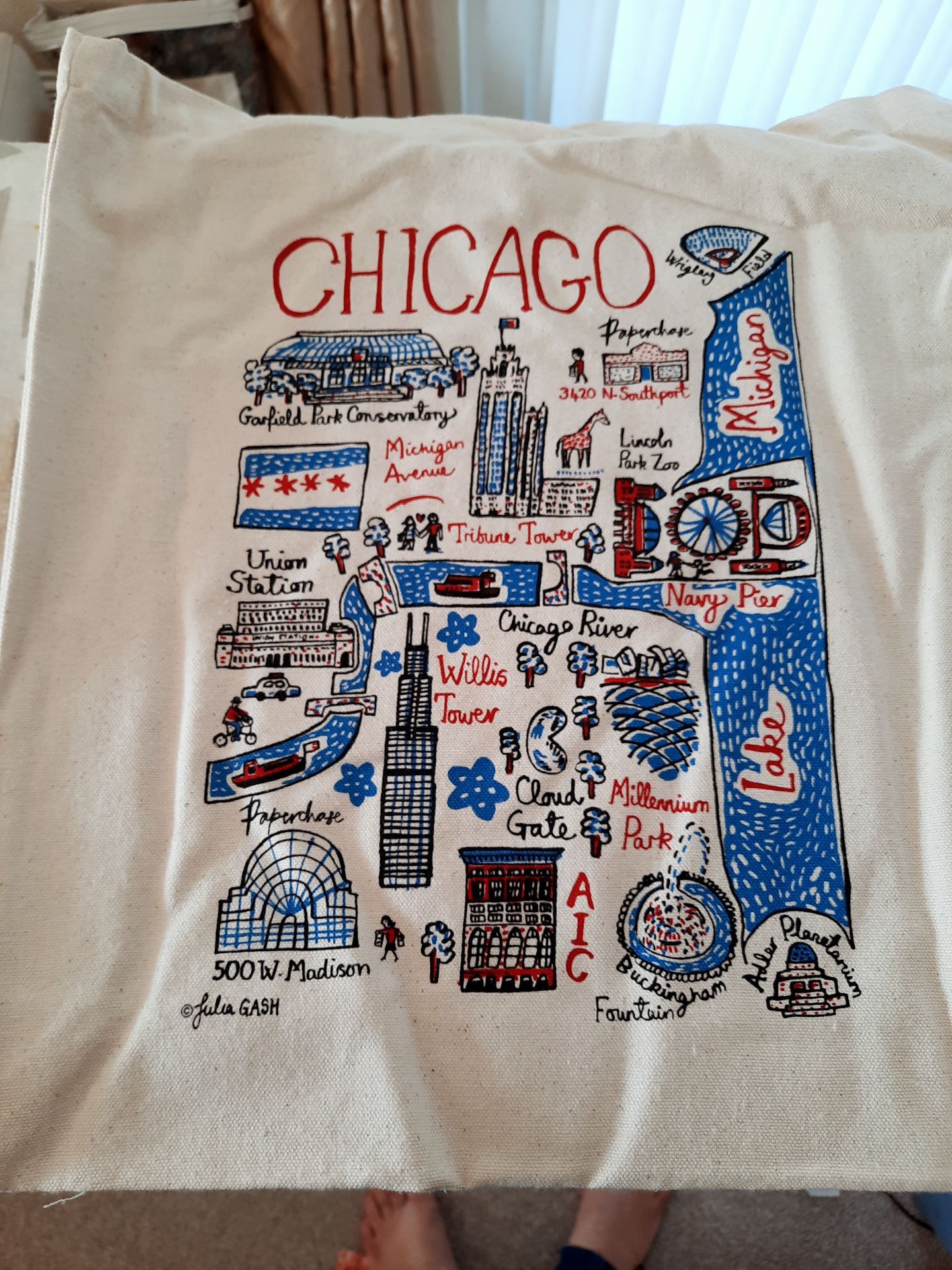 Chicago Tote Bags. RRP £40 (4) - Image 2 of 4