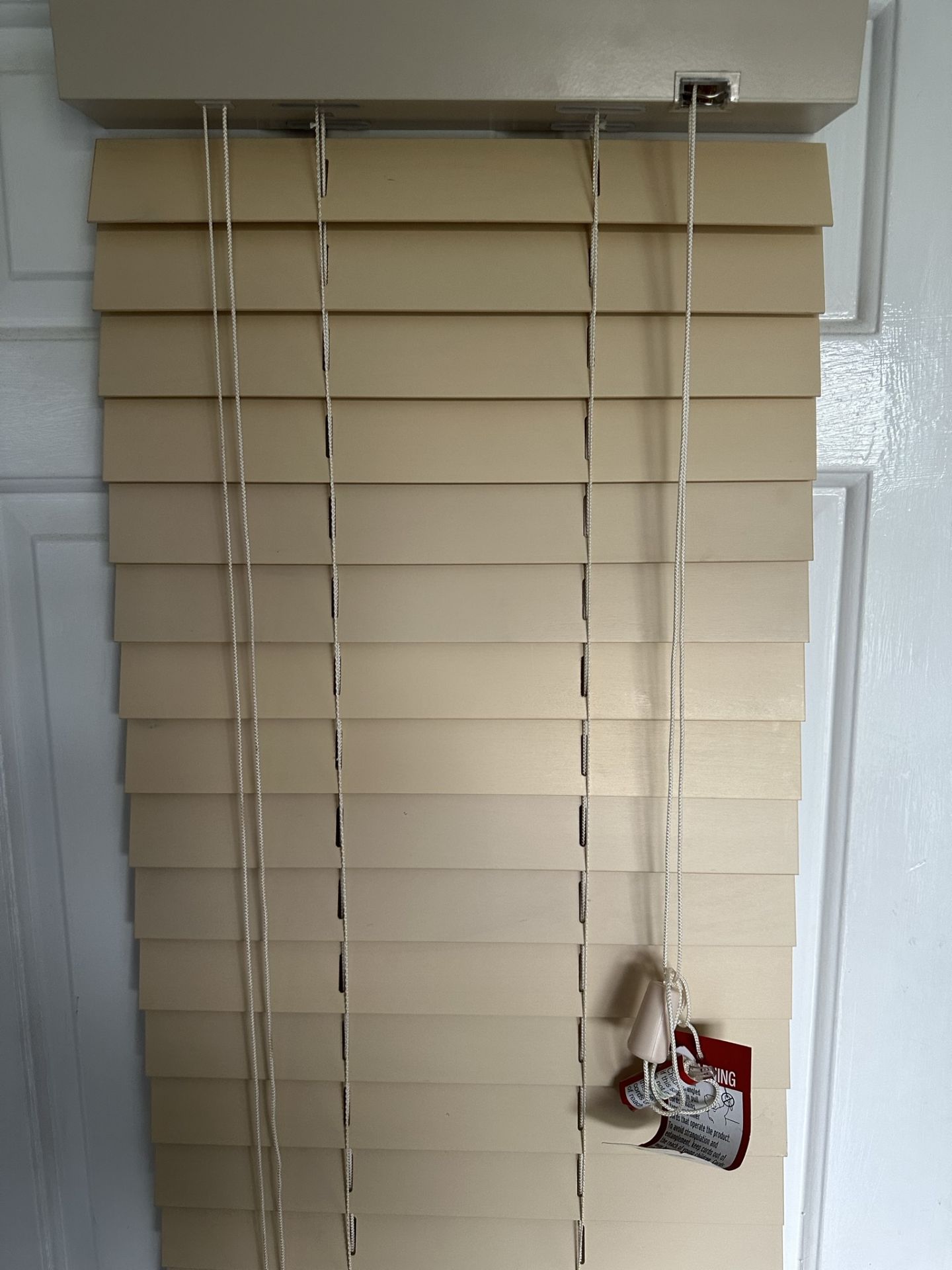 Venetian Blinds 45x130cm 35mm Slats Linen Colour Please Read