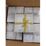 Box of 48 White, Silver, Gold Coasters